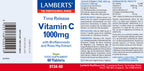 Vitamina C 1000mg. Liberación Sostenida 60 tabletas