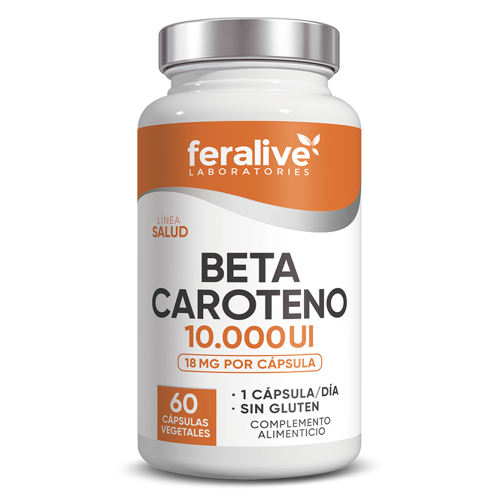 BETACAROTENO 10.000UI 60CAP- FERALIVE