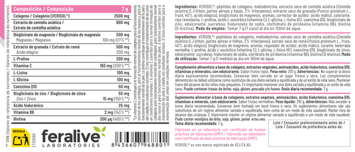 Colágeno Beauty VERISOL frutos rojos · 210 g | Feralive