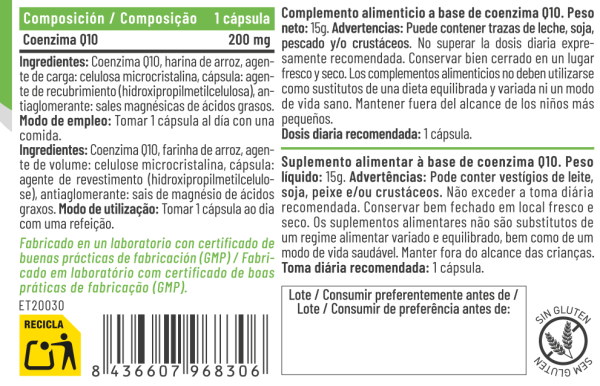 COQ10 200MG. 30CAP. -FERALIVE