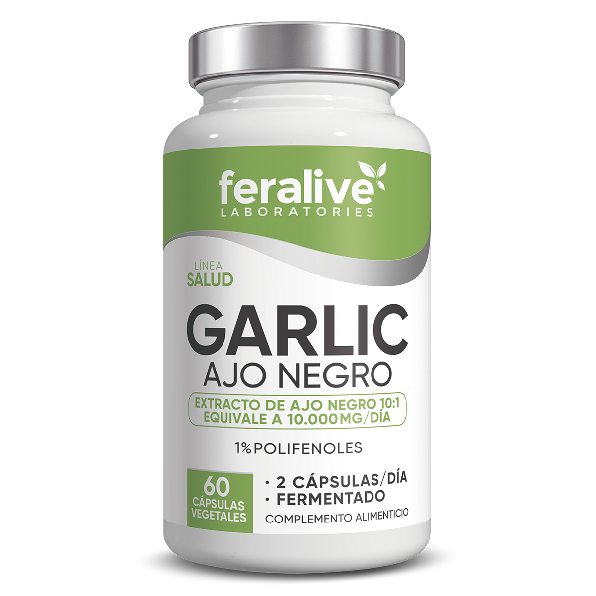 GARLIC AJO NEGRO 60CAP.- FERALIVE