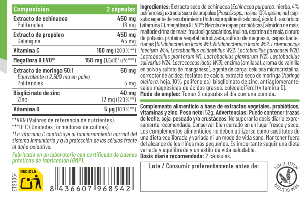 INMUNO FLORA 60CAP.- FERALIVE