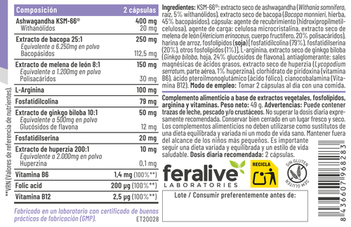 Memorín · 60 cápsulas | Feralive