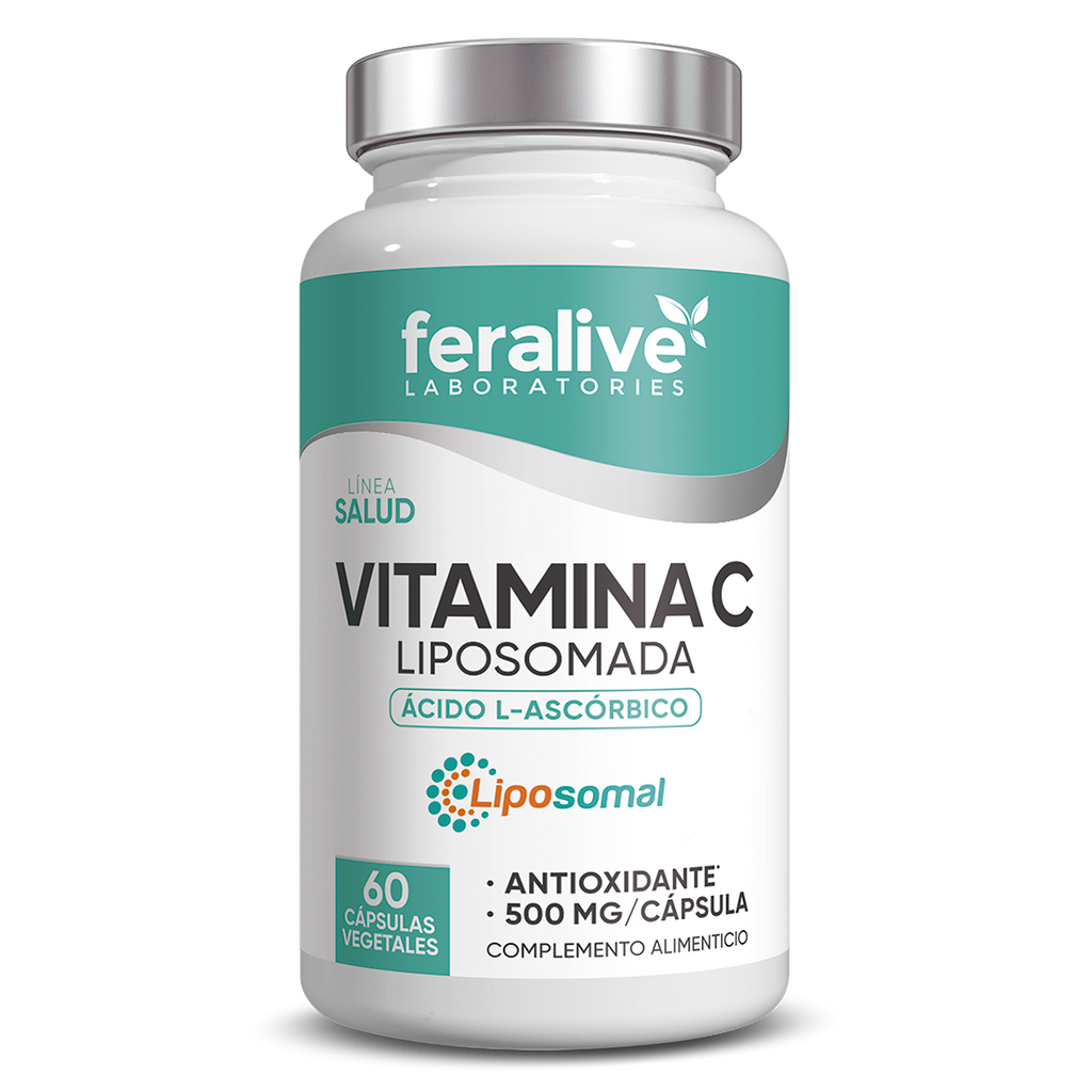 VITAMINA C LIPOSOMADA 500MG 60CAP.- FERALIVE