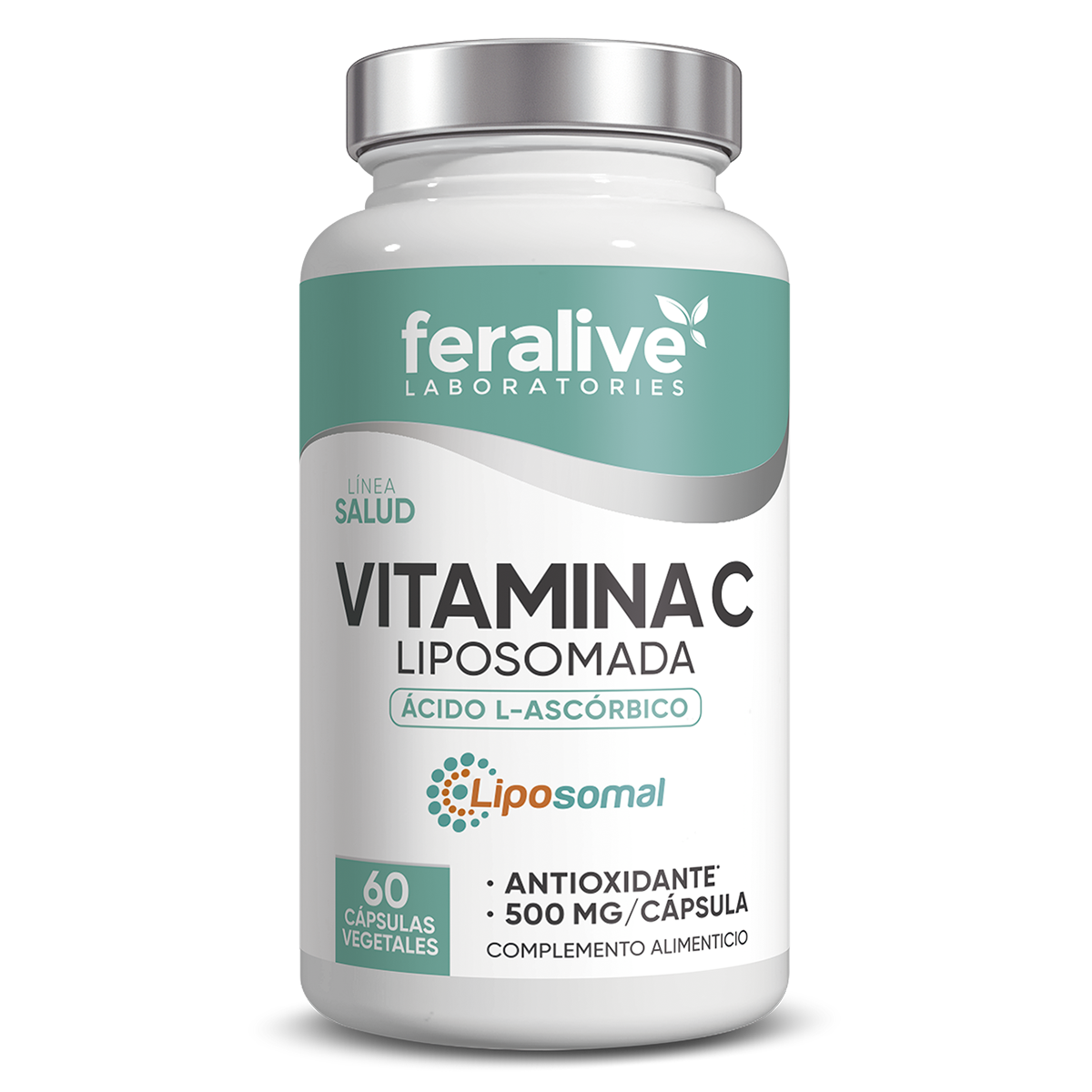 VITAMINA C LIPOSOMADA 500MG 60CAP.- FERALIVE
