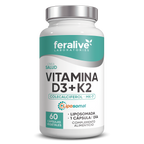 VITAMINA D3+K2 60CAP.- FERALIVE