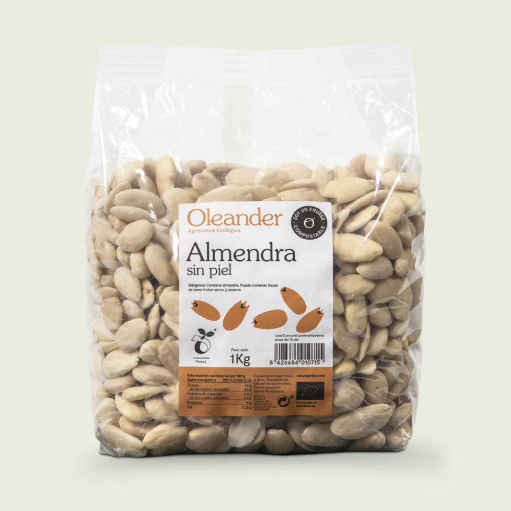 ALMENDRA SIN PIEL 200GR.
