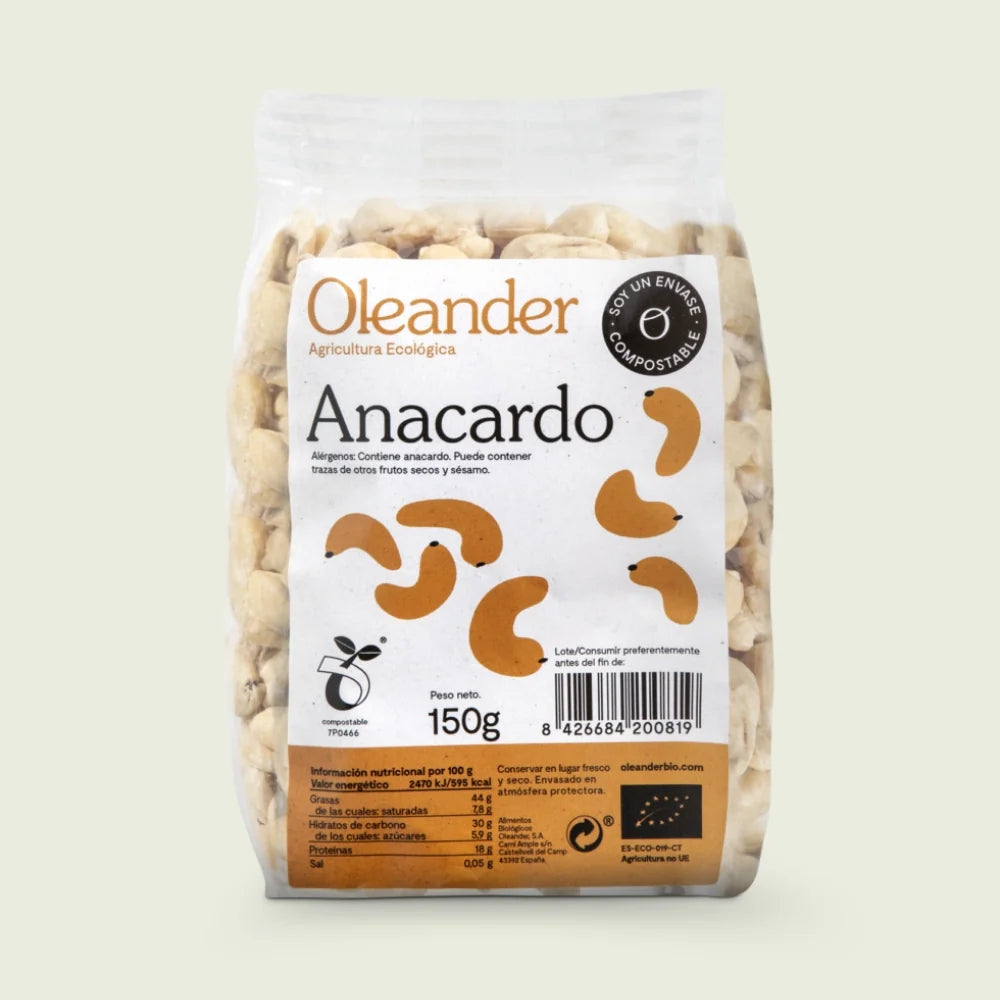ANACARDO TOSTADO 150 GR.