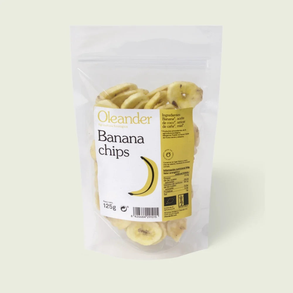 BANANA CHIPS BIO 125GR.