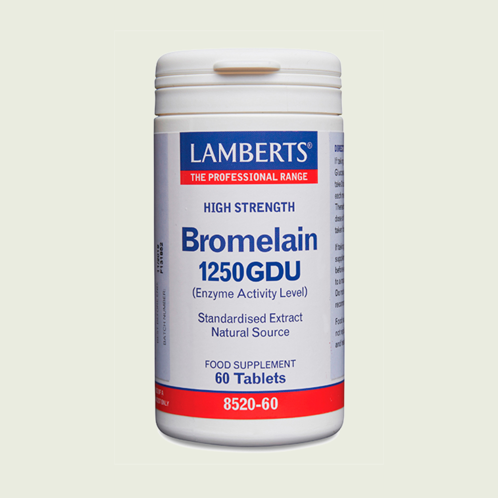 BROMELINA 1250GDU (500MG)LAMBERTS