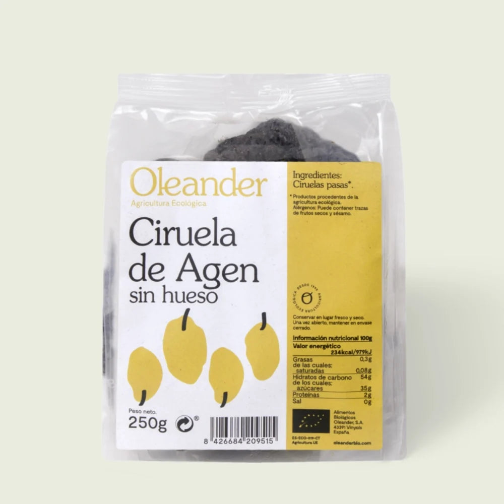 CIRUELAS AGEN SIN HUESO 250GR.
