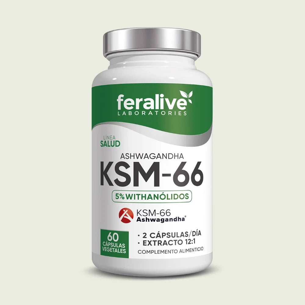 ASHWAGANDA KSM-66 60CAP.- FERALIVE