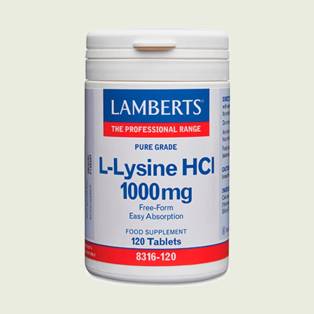 L- LISINA HCI 1000MG. LAMBERTS