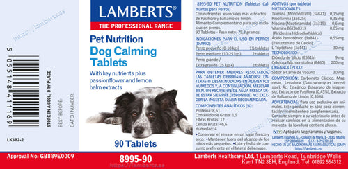 PET NUTRITION DOG CALMING TABLETS