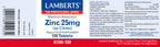ZINC 25 MG.