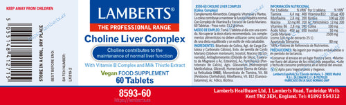 CHOLINE LIVER COMPLEX (COLINA 100MG.)