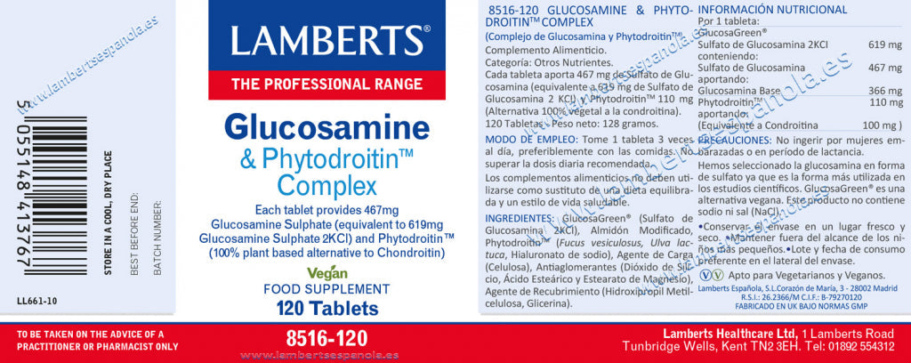 GLUCOSAMINA Y PHYTODROITIN COMPLEX