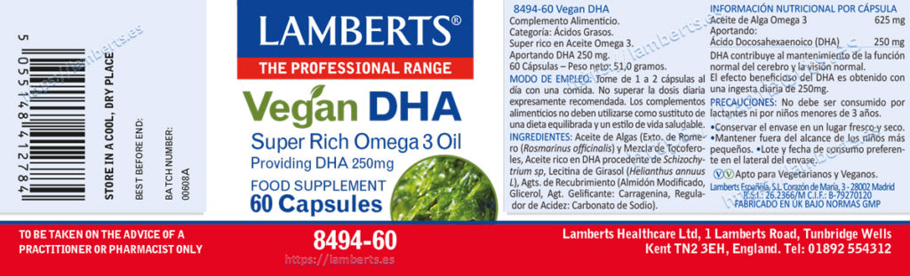 VEGAN DHA 250MG.