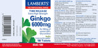 GINKGO 6000MG - 180 TABS