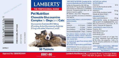 PET NUTRITION COMPLEJO DE GLUCOSAMINA MASTICABLE