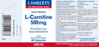 L- CARNITINA 500MG.