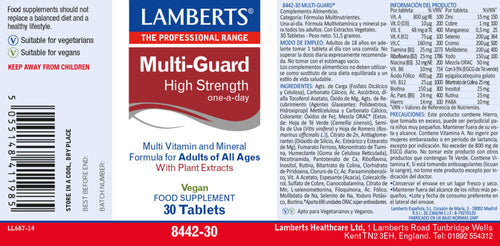 MULTI-GUARD 30 VEGANO TODOS LOS ADULTOS