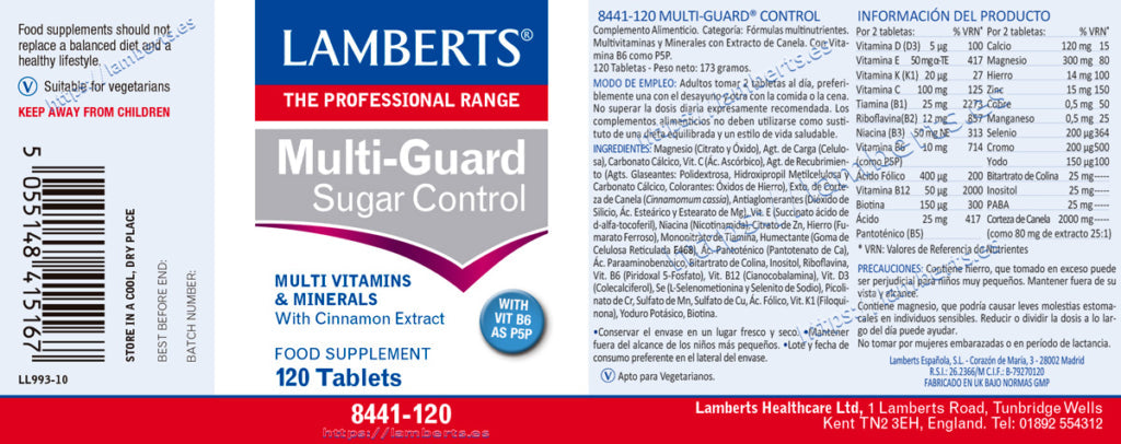 MULTI-GUARD SUGAR CONTROL.