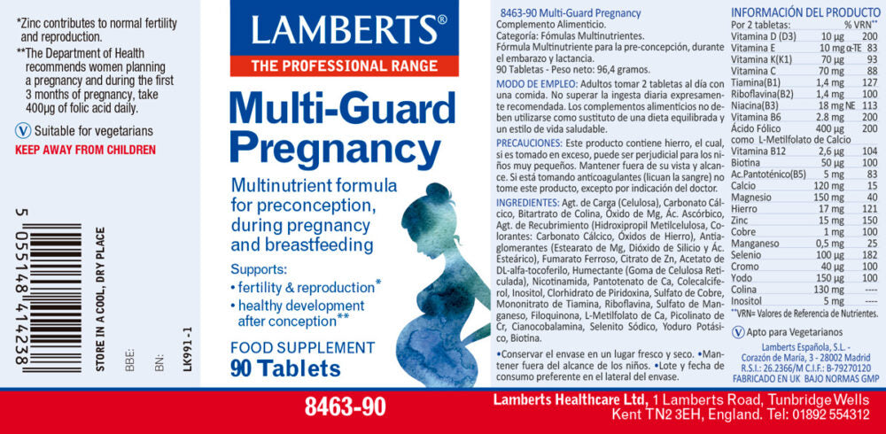 MULTI-GUARD PREGNANCY PRE- Y  EMBARAZOS