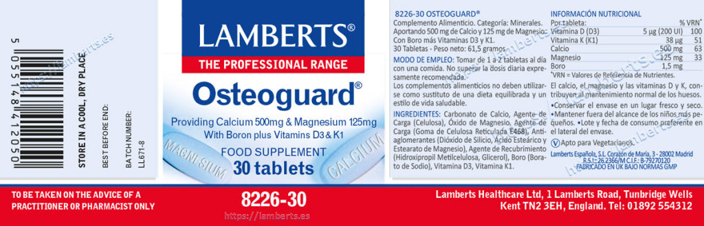 OSTEOGUARD 30 TABS.