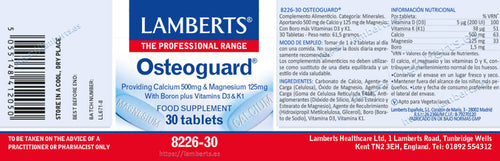 OSTEOGUARD 30 TABS.