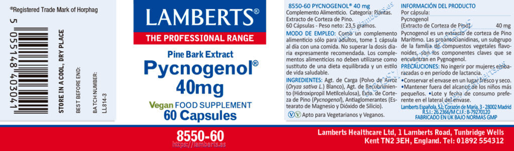 PYCNOGENOL 40MG.