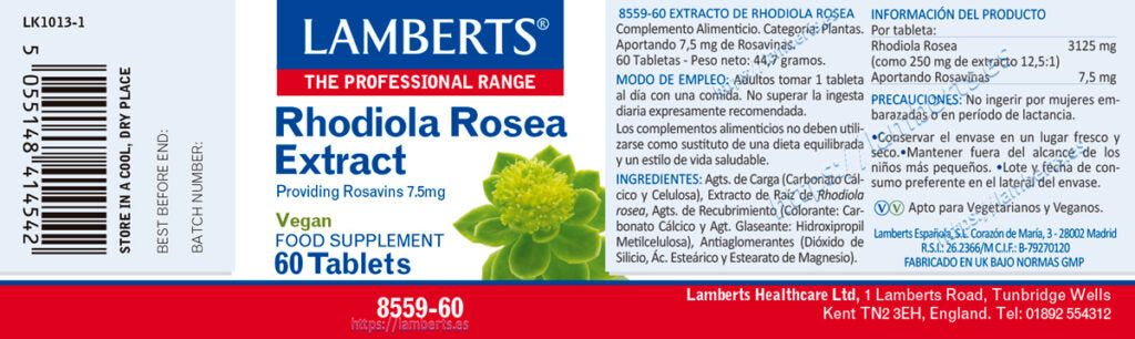 RHODIOLA ROSEA 250MG NUEVA