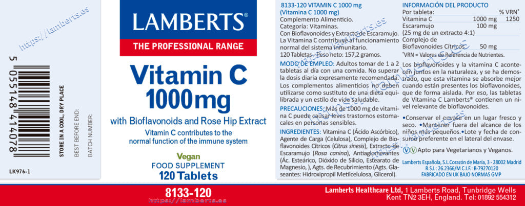 VITAM- C 1000MG X 120 (NO TIME) .