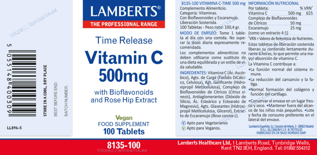 VITAM- C TIME 500MG X 100T.