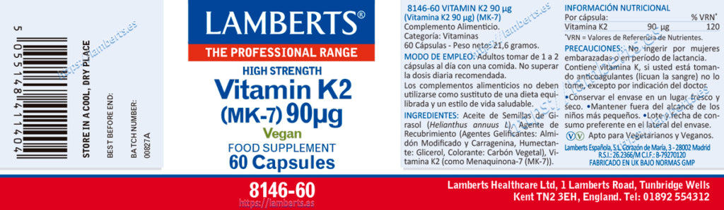 VITAM- K2 90UG (COMO MENAQUINONA-7)