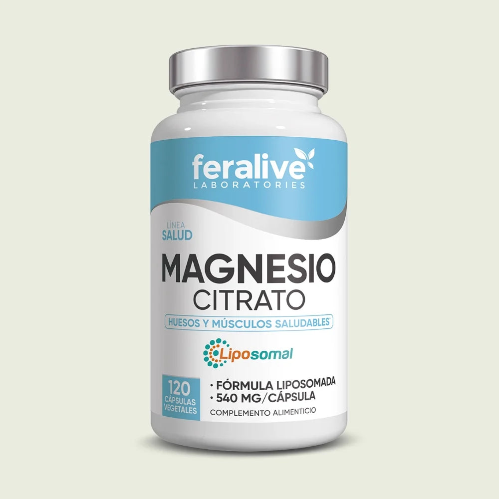 MAGNESIO CITRATO LIPOSOMADO 120CAP.- FERALIVE