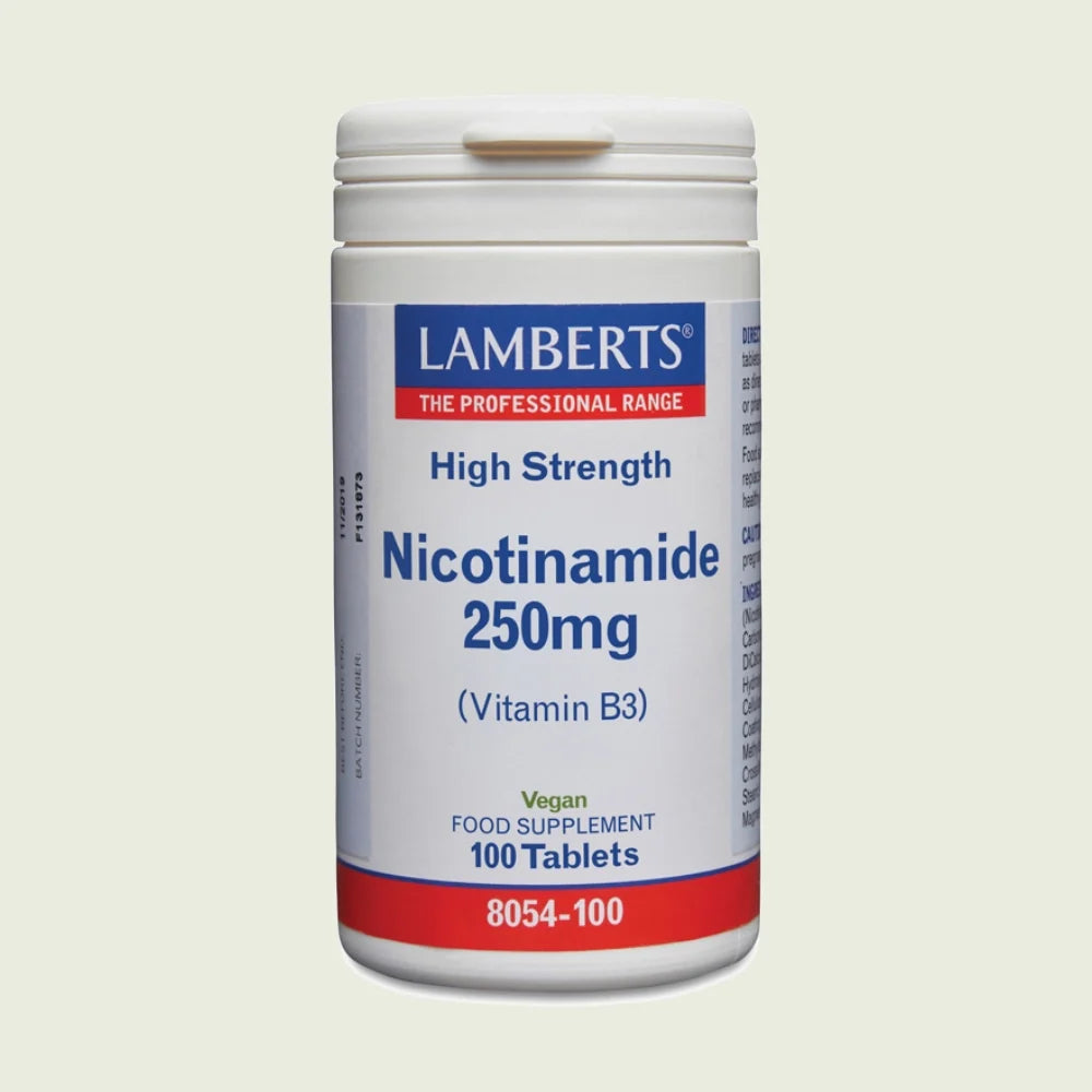 NICOTINAMIDE 250MG ( NIACINA) B3.