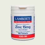 ZINC 15MG X180 TABS.