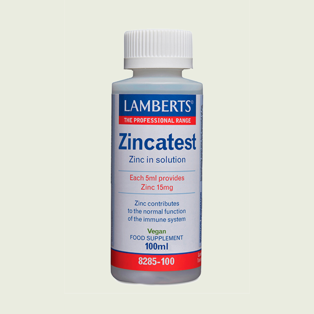 ZINCATEST LÍQUIDO 100ML. (EN FORMA DE SULFATO)