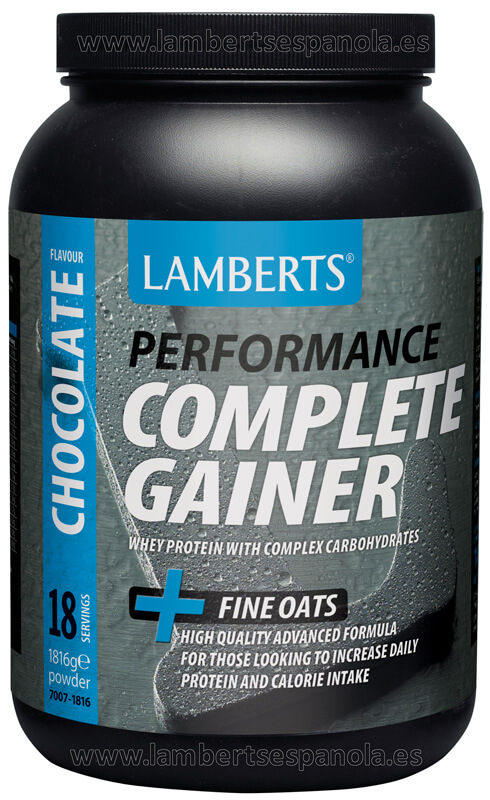 DESCATALOGADO COMPLETE GAINER- SABOR A CHOCOLATE. (PROTEÍNA + CARBOH.)