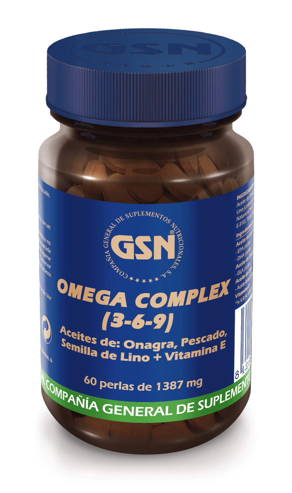 OMEGA COMPLEX 3-6-9 G S N (60PER X 1000MG).