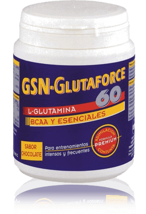 GSN GLUTAFORCE-L- GLUTAMINA 60 240GR ( CHOCOL ).
