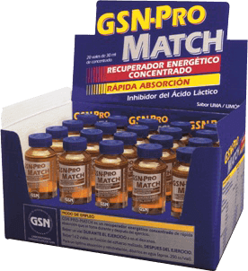 DESCATALOGADO GSN PRO MATCH ( 20 VIALES X 30 ML ).