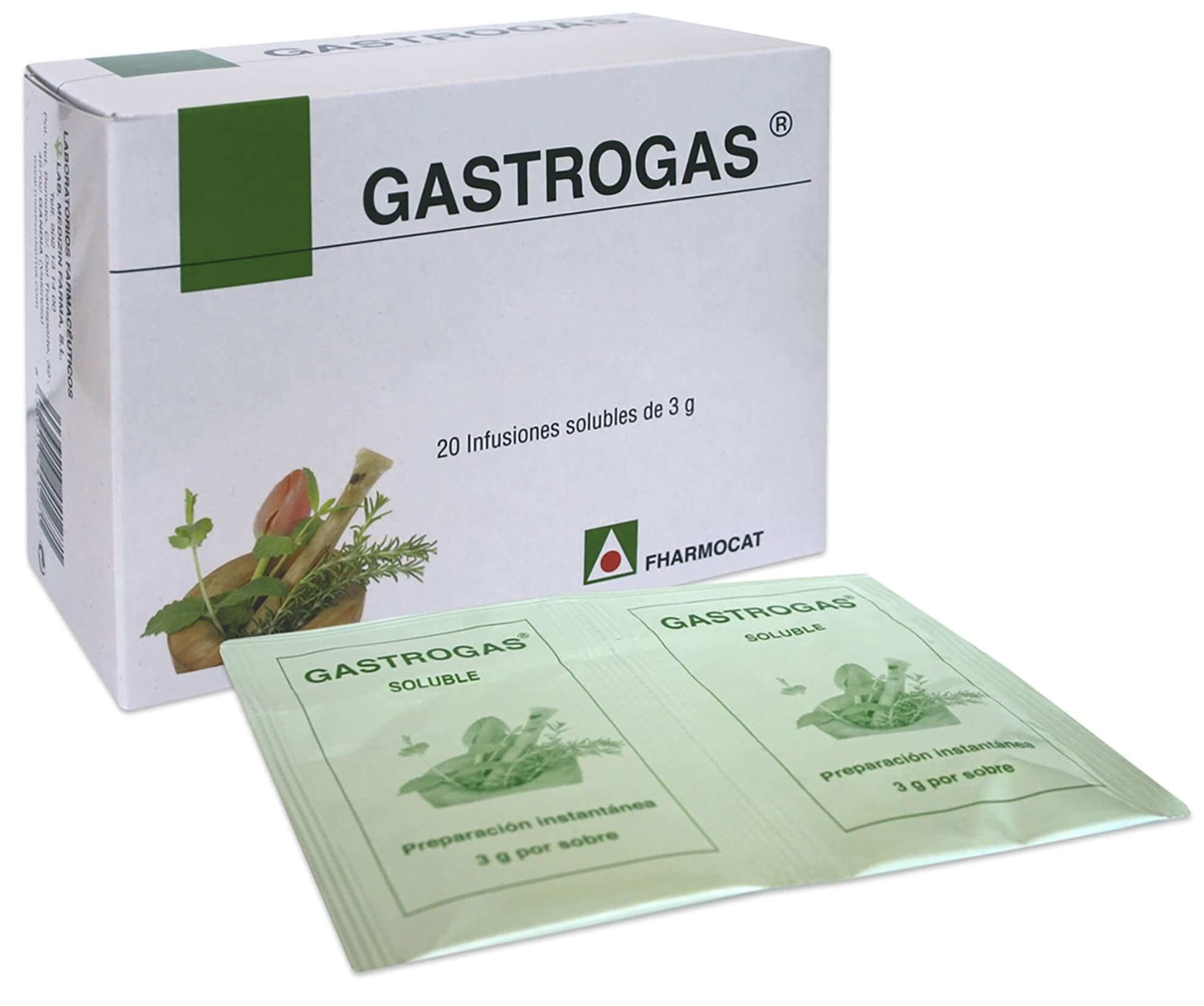 DESCATALOGADO GASTROGAS( 20 SOBRES X 3GR ).