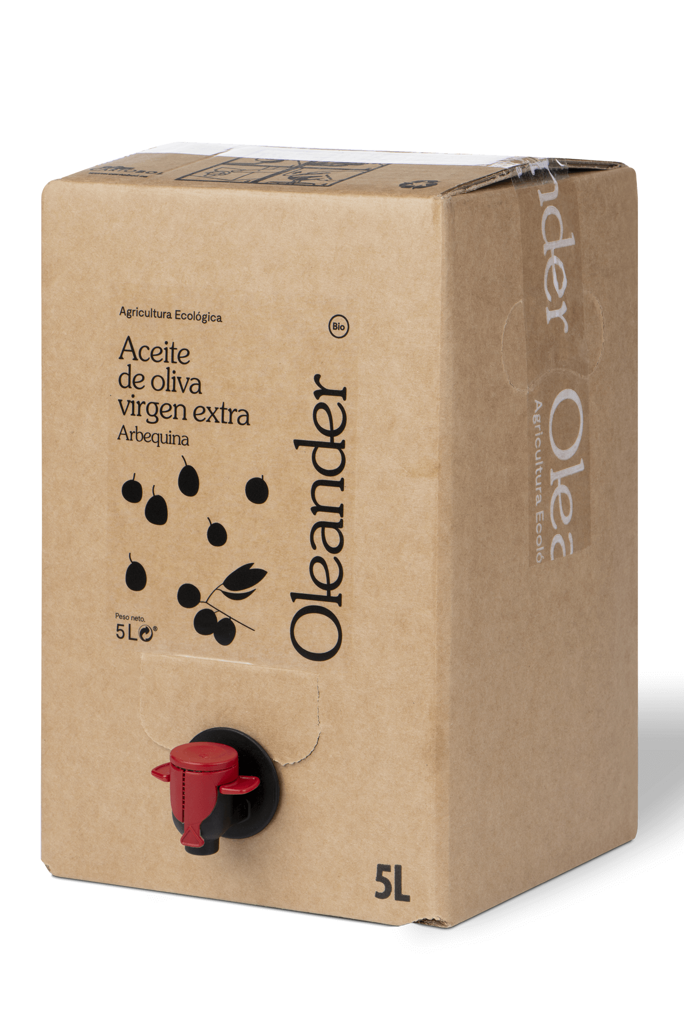 ACEITE DE OLIVA EXTRA V.  5 L. (BAG IN BOX) (ARBEQUINA)