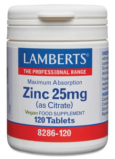 ZINC 25 MG.