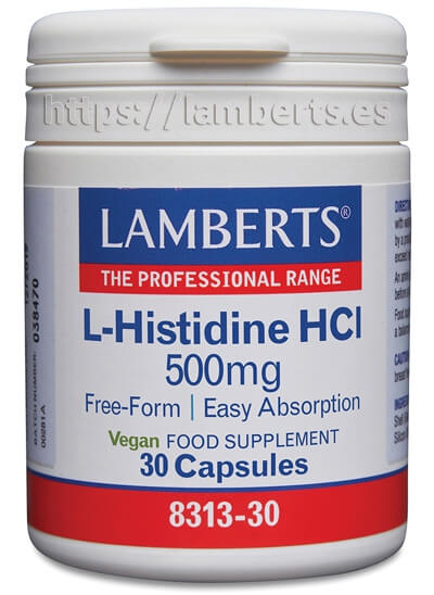 L- HISTIDINA H C I 500MG VEGANA