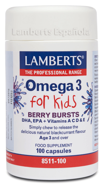 DESCATALOGADO OMEGA 3 FOR KIDS. (MASTICABLE)