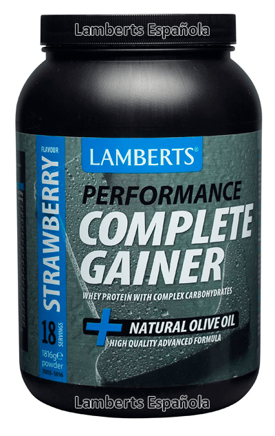 DESCATALOGADO COMPLETE GAINER- SABOR A FRESA. (PROTEÍNA + CARBOH.)