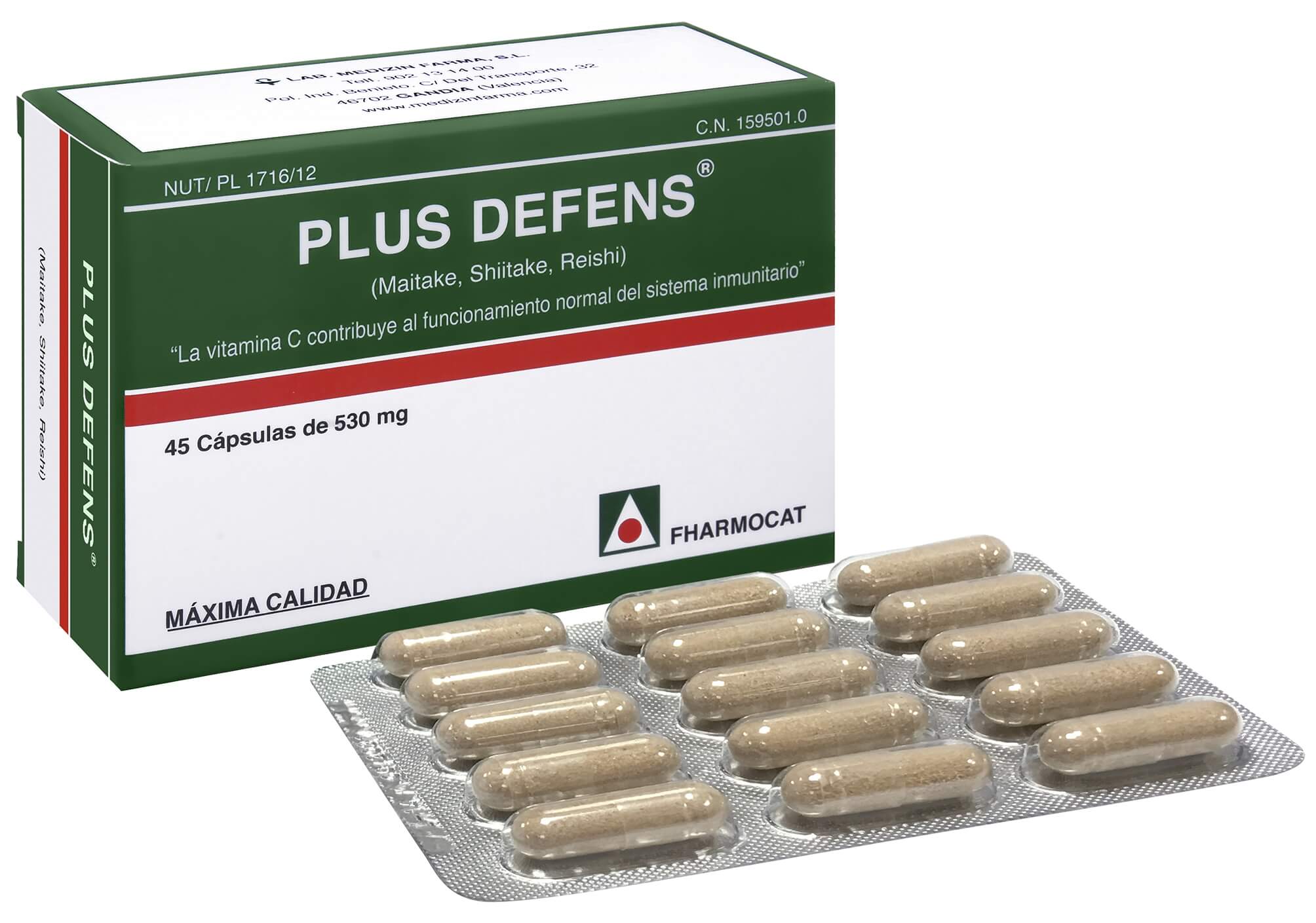 PLUS DEFENS (45 CAP X 530 MG)